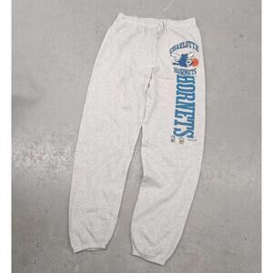 Vintage 90s Charlotte Hornets NBA Gray Sweater Pants